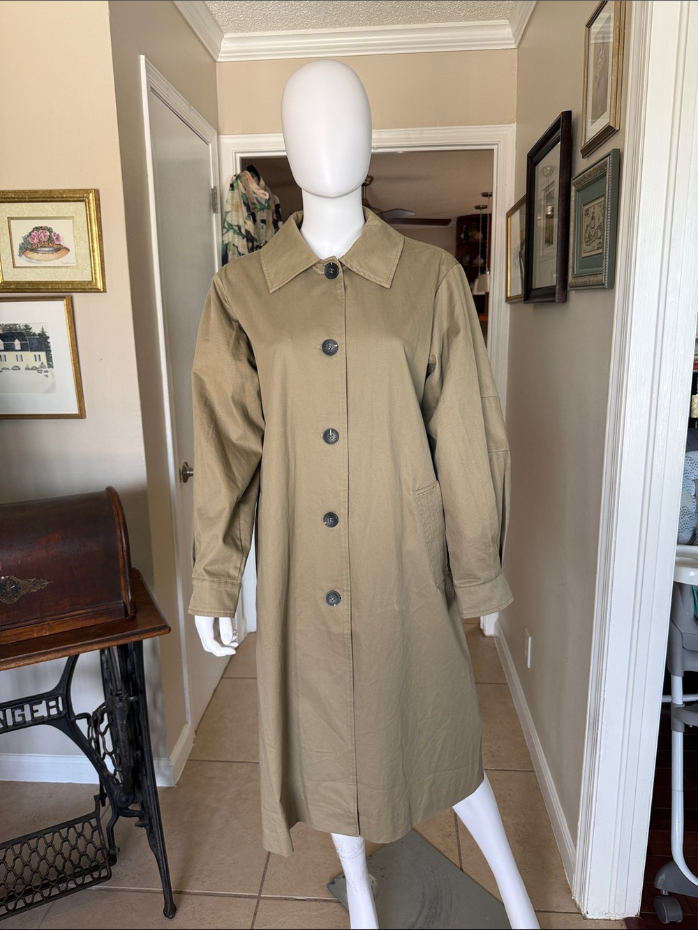 Alec Les Filles New Trench Coat Size M